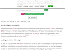 Tablet Screenshot of gratis-malvorlagen.de